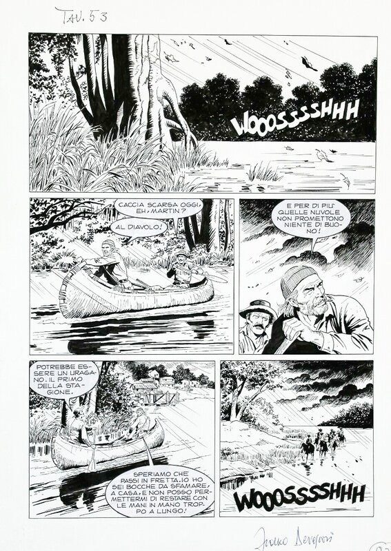 Franco Devescovi, Tex, La Palude nera -  Almanacco del West n°15 (Bonelli) - Comic Strip