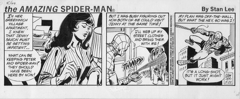 Stan Lee / Larry Lieber - The Amazing Spiderman - Comic Strip