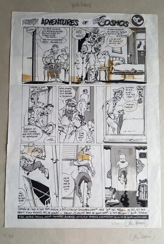 Al Severin, Bill Cosmos, planche - Comic Strip
