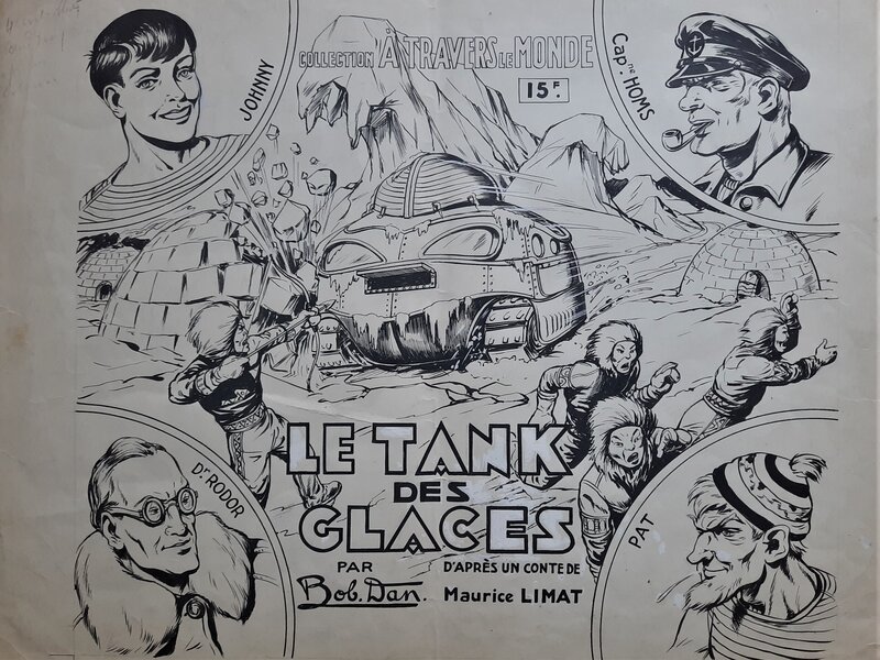 Bob Dan, Le Tank des Glaces, 1947 - Couverture originale