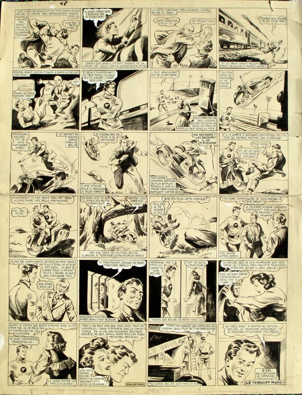 Le Bolide Fantôme ! by Vittorio Cossio - Comic Strip