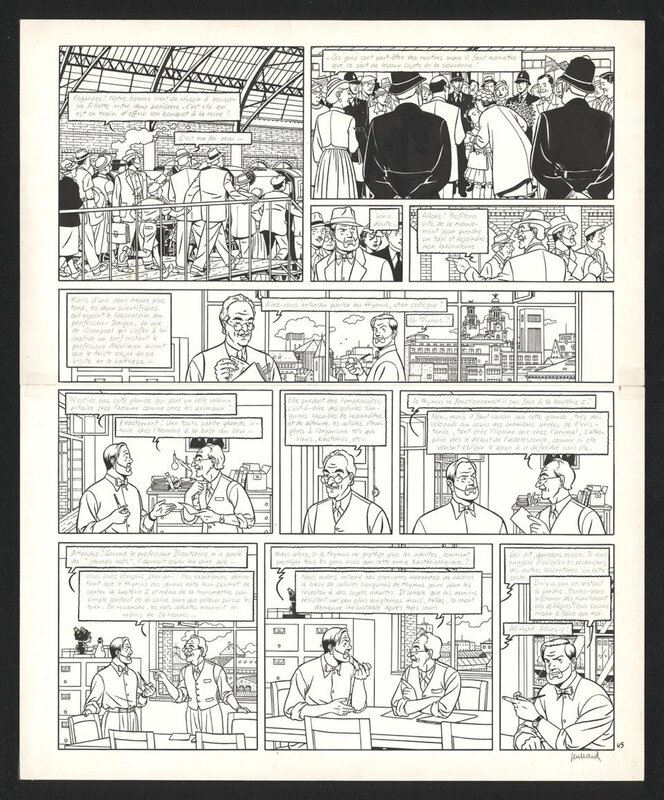 André Juillard, Blake & Mortimer : La Machination Voronov - Comic Strip