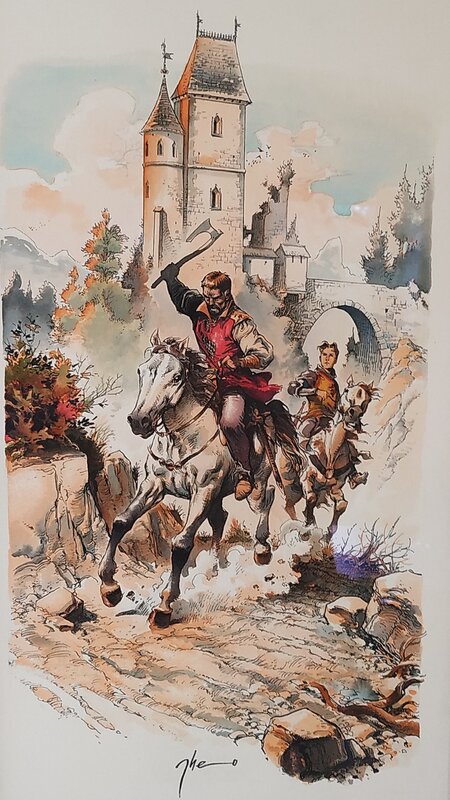 Trône d'argile by Théo - Original Illustration
