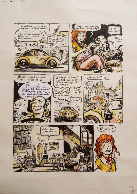 Colombe et la horde by Simon Hureau - Comic Strip