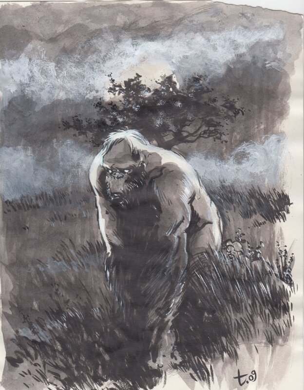 Gorille by Tirso - Original Illustration