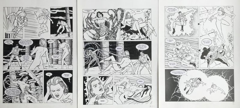 Fabio Iacomelli, Hammer n° 8 pl 70 à 72 - Comic Strip