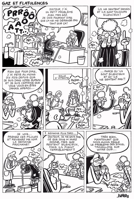 For sale - Gaz et flatulences by Éric Ivars - Comic Strip