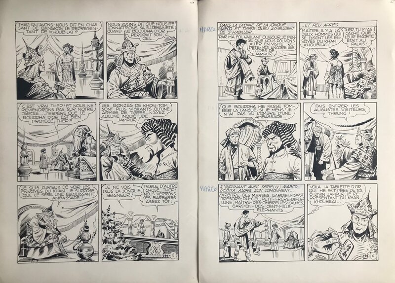 Enzo Chiomenti, Marco Polo pl 5 et 6 - Comic Strip