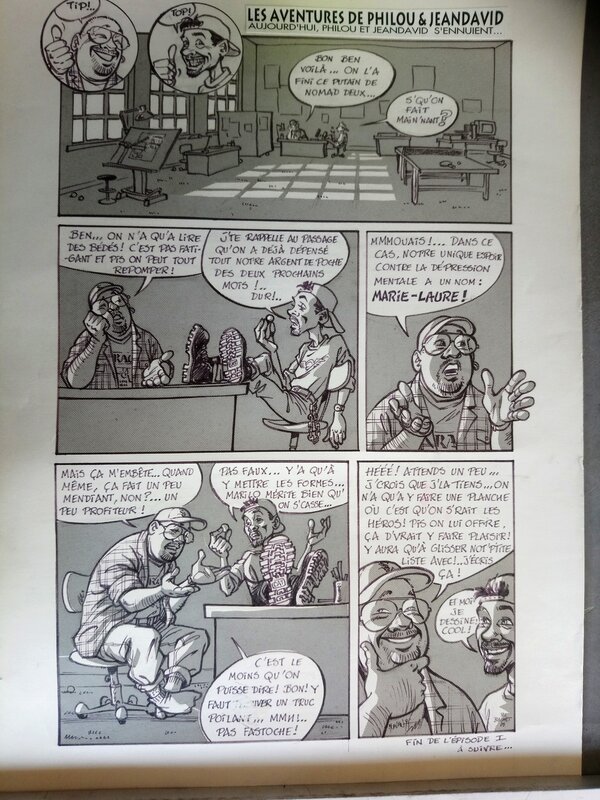 Philippe Buchet, Philou et Jean david - Comic Strip