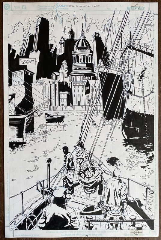 Troy Nixey, Batman: The Doom That Came To Gotham - Issue #1, Page 12 - Planche originale