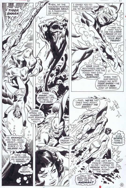 John Buscema, Dan Adkins, 1968-10 Buscema/Adkins: Sub-Mariner #6 p08 - Comic Strip