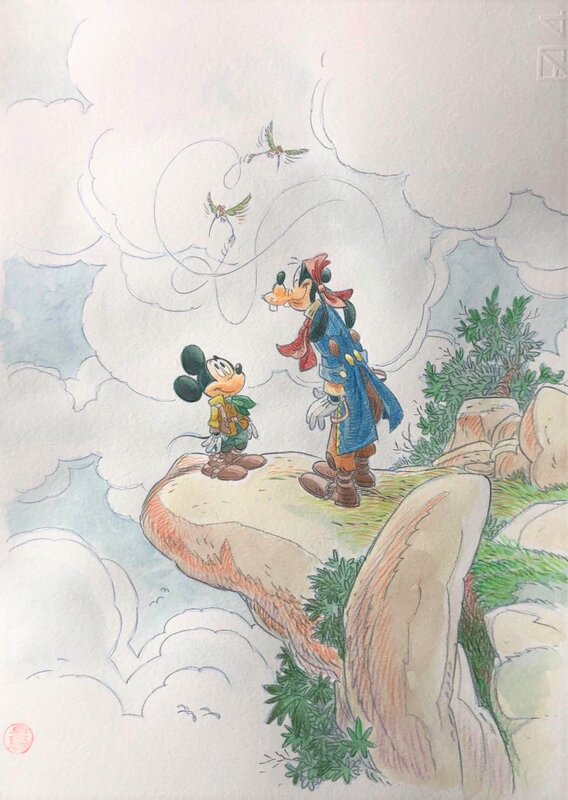 Mickey par Silvio Camboni - Illustration originale