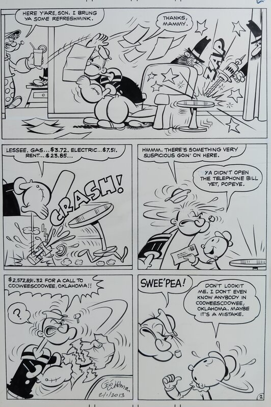 George Wildman, Popeye the Sailor Man #125 - Comic Strip
