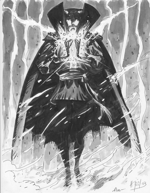 Doctor Strange by Kev Hopgood - Original Illustration