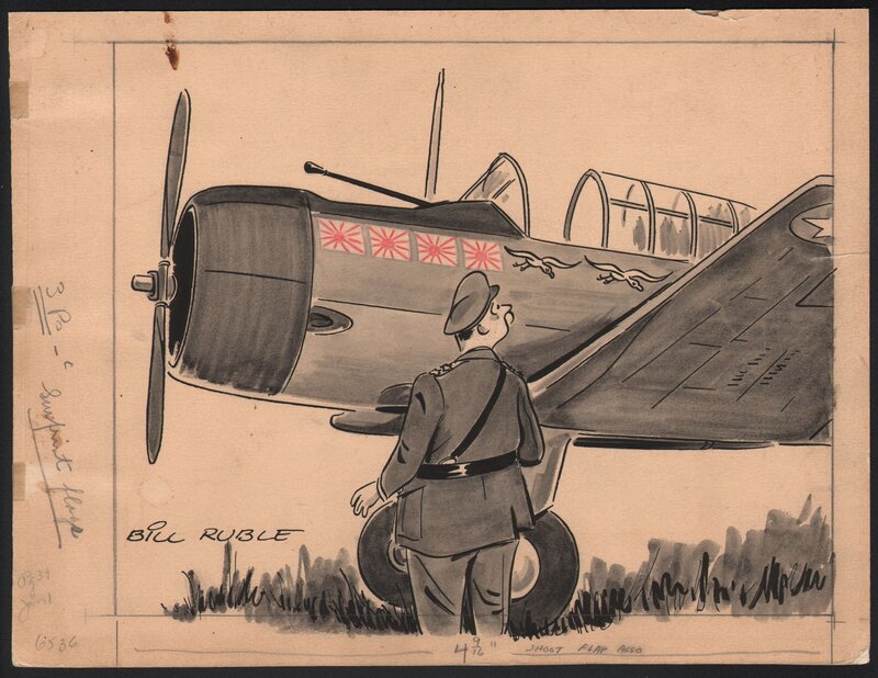 World War II - Japs by Bill Ruble - Original Illustration