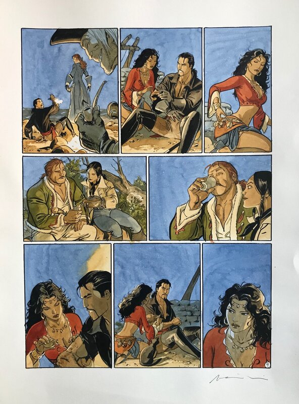 For sale - Enrico Marini, Le Scorpion t6 - le trésor du temple pl 09 - Comic Strip