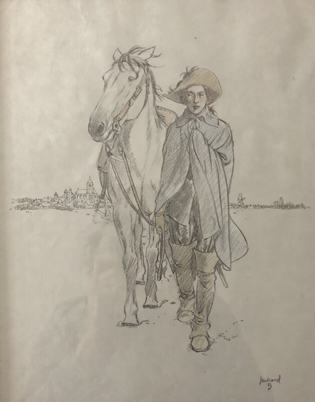 Plume au vent by André Juillard - Original Illustration