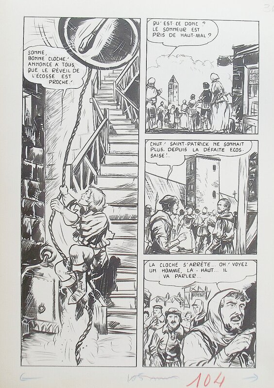 Tito Marchioro, Sylver des collines - planche 36, parution dans le n°4 du magazine Dorian (Mon journal) - Comic Strip
