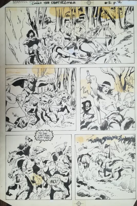 Conan the destroyer by John Buscema - Comic Strip