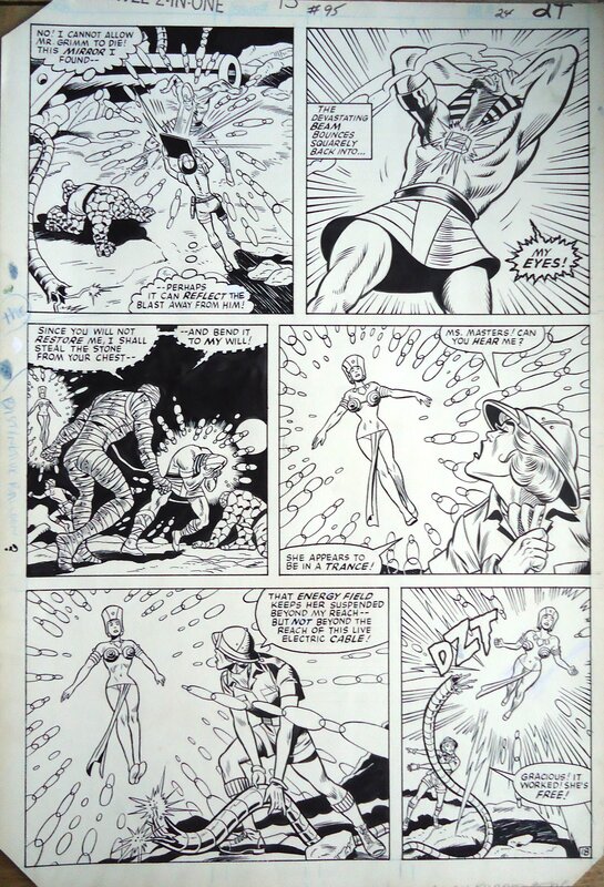 Alan Kupperberg, Jon D'Agostino, The Thing and the Living Mummy - Planche originale