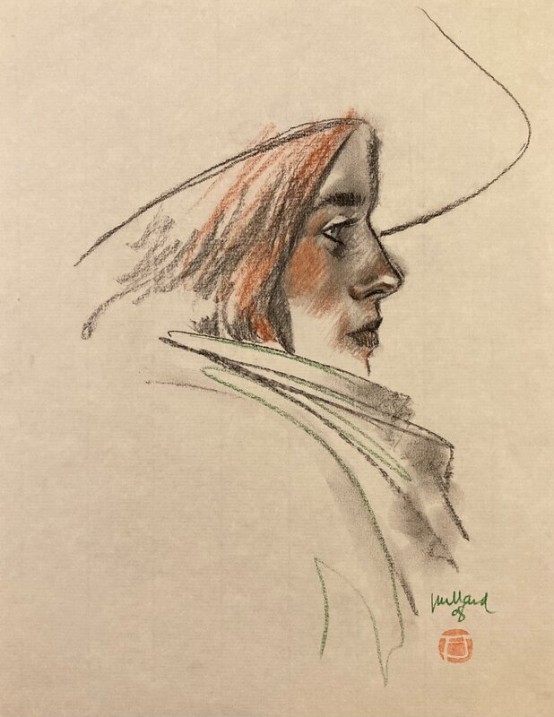 André Juillard, Ariane, Plume au Vents - Original Illustration