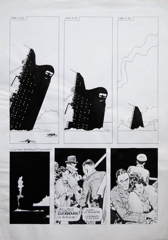 1990 - Titanic by Attilio Micheluzzi - Comic Strip