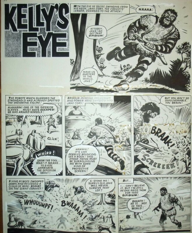 Francisco Solano Lopez, Kelly's eye, épisode indéterminé, parution dans Valiant (28 juin 1969) - Comic Strip