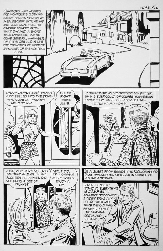 Steve Ditko, Scary Tales • The Drowned Girl • p03 - Planche originale