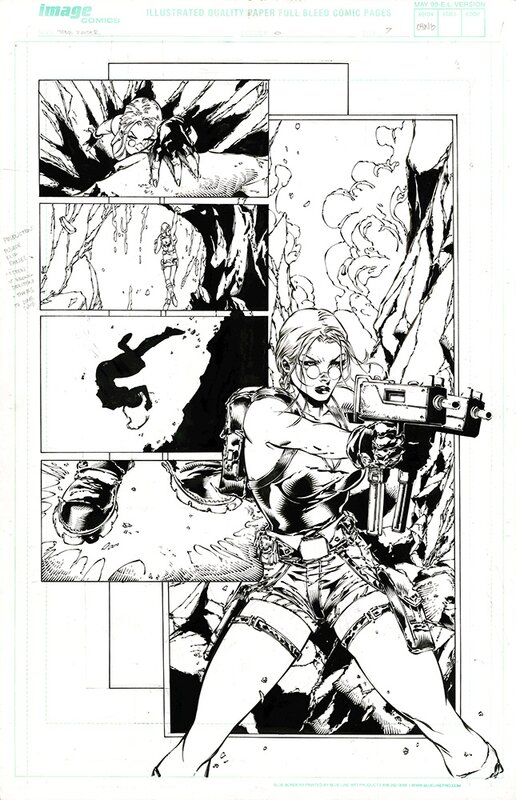 Brian Ching, Victor Llmas, Fiona Avery, Tomb Raider : The Series Issue#0, planche 7 - Planche originale