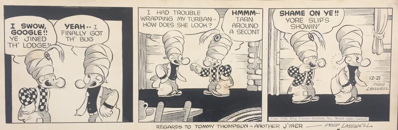 Fred Lasswell, Barney Google and Snuffy Smith - Comic Strip