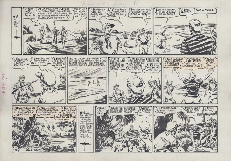 Ambros, Chispita, Los Prisioneros de los Tuareg, pág. 5 - Comic Strip Ambros, Chispita, Los Prisioneros de los Tuareg, pág. 5 - Comic Strip