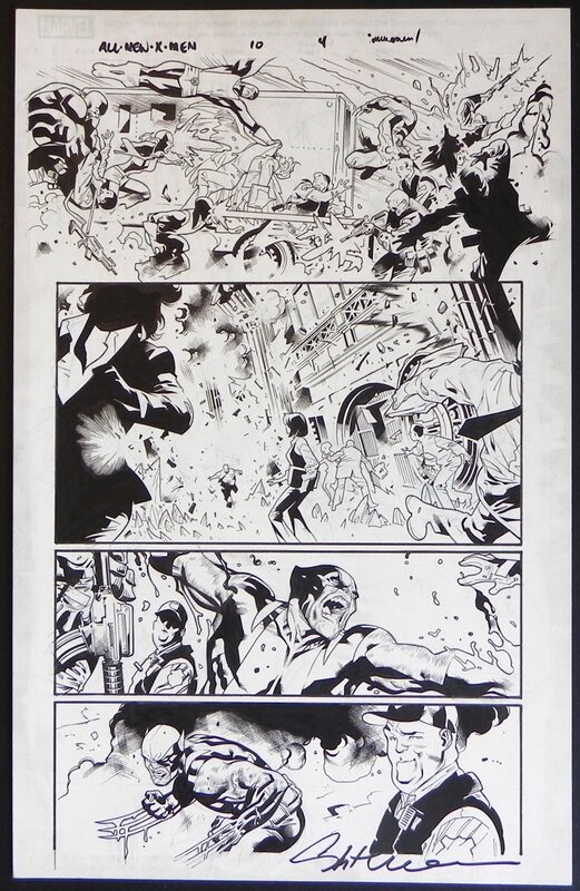 Stuart Immonen, Wade Von Grawbadger, All new x-men ep.10 page 4 - Comic Strip