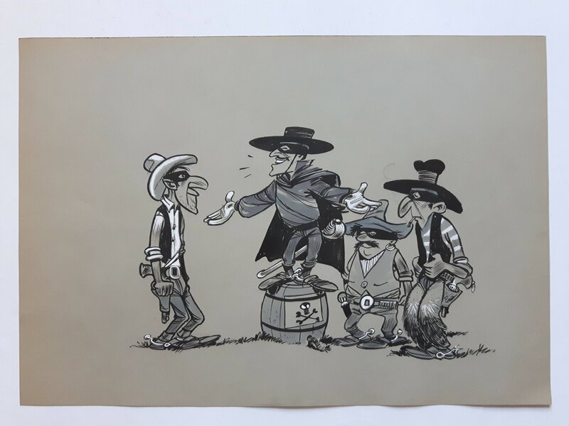 Eddy Ryssack, De la poudre et des balles (RTB) 3 - Original Illustration