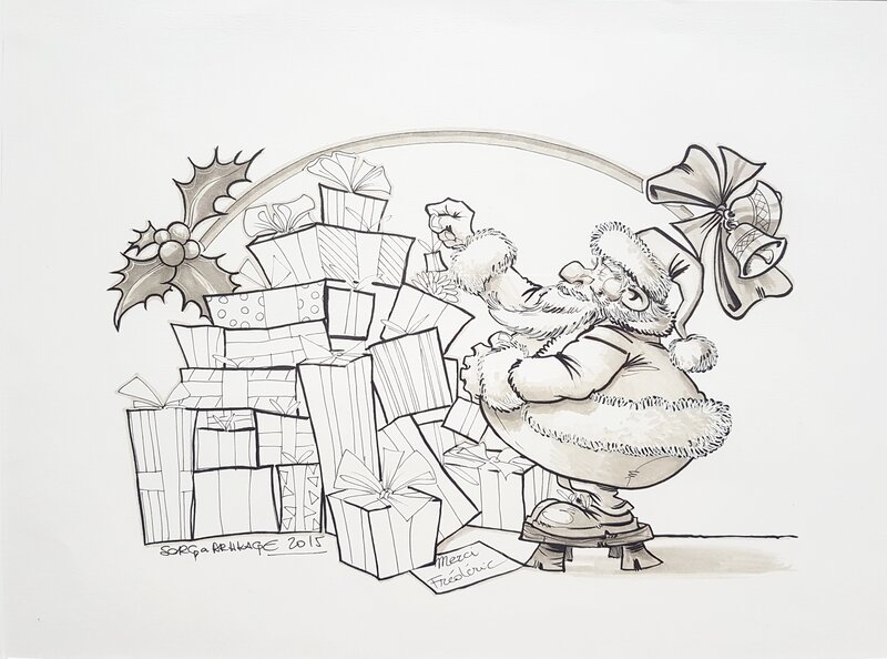 Noël par Sorgone et Arhkage - Illustration originale