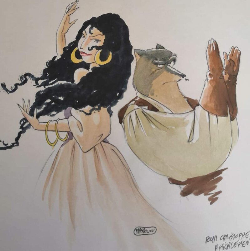 Jean-Luc Masbou, Don lope et Hermione - Sketch