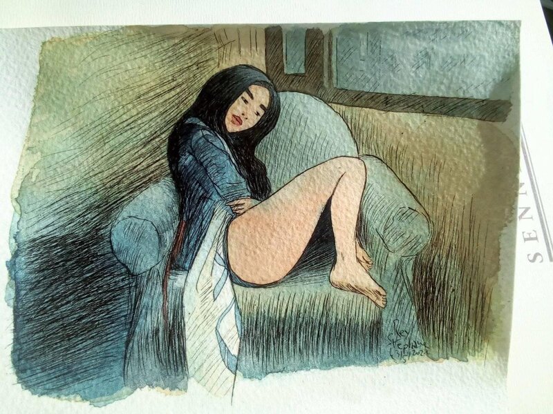 Stéphane Rey, Illustration réalisée d'après une photo de dongseok_yan - Original Illustration