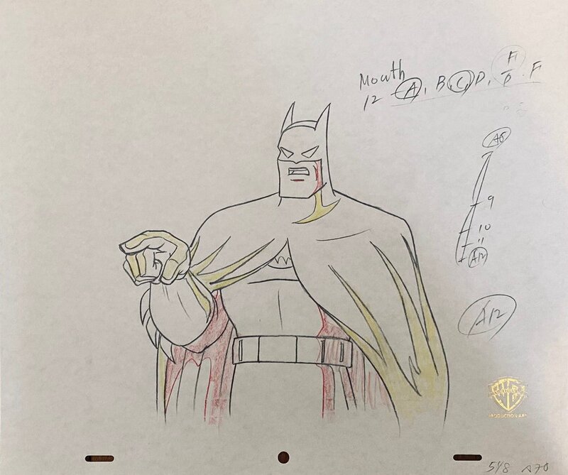 Batman par Warner Bros., Bruce Timm - Planche originale