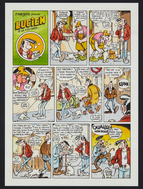 Lucien by Frank Margerin - Comic Strip