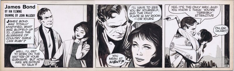 James Bond - On Her Majesty's Secret Service - John McLusky 1964 - Comic Strip