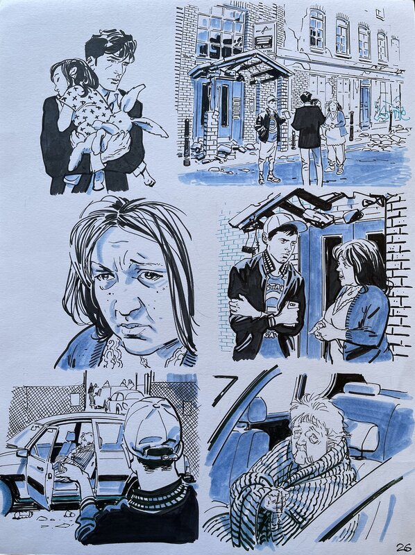 Dylan Dog by Bruno Brindisi - Comic Strip Dylan Dog by Bruno Brindisi - Comic Strip