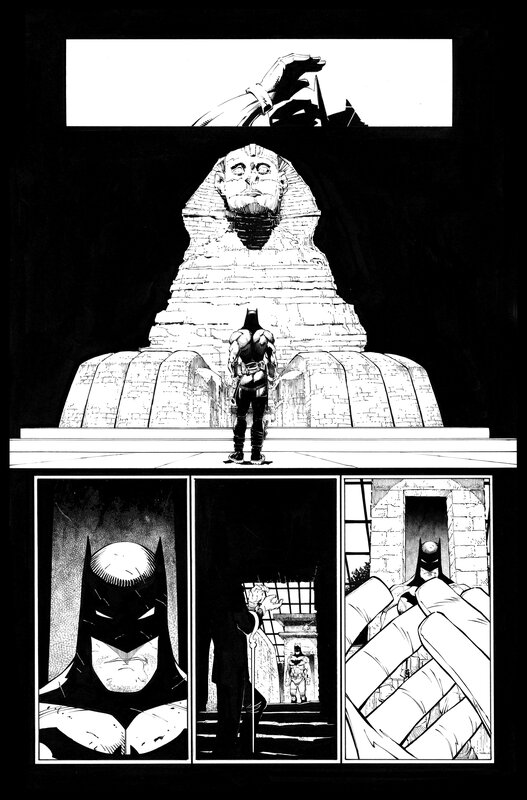 Greg Capullo, Danny Miki, Batman (2011) - BATMAN & THE RIDDLER - Planche originale