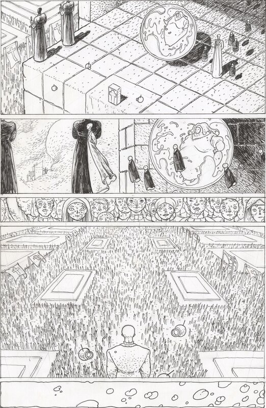 Ian Bertram, 2019 - Little Bird #1 - Pg.11 - Planche originale Ian Bertram, 2019 - Little Bird #1 - Pg.11 - Planche originale