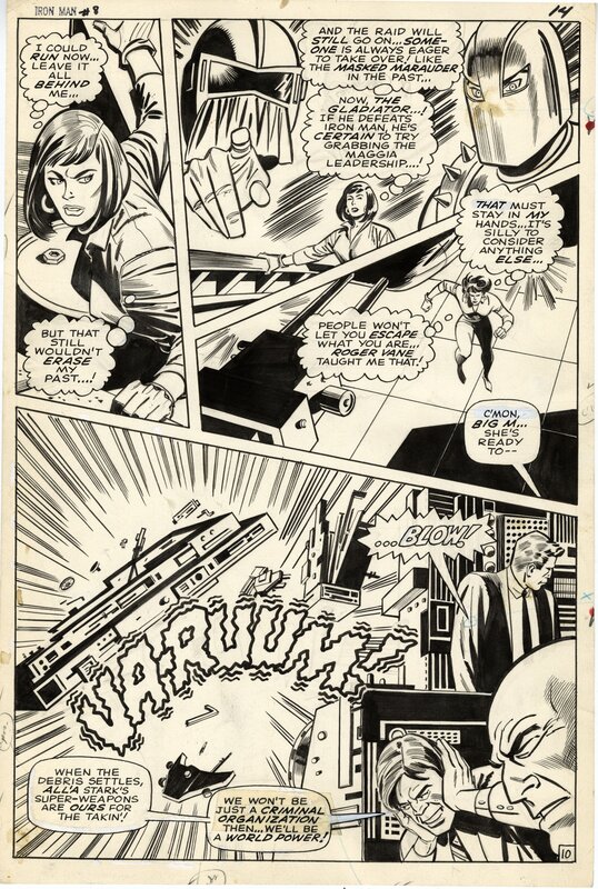 Iron Man 8 Page 10 by George Tuska, Johnny Craig - Comic Strip