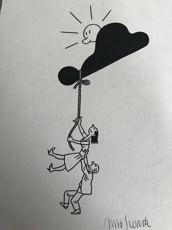 Green Living by Joost Swarte - Original Illustration Green Living by Joost Swarte - Original Illustration
