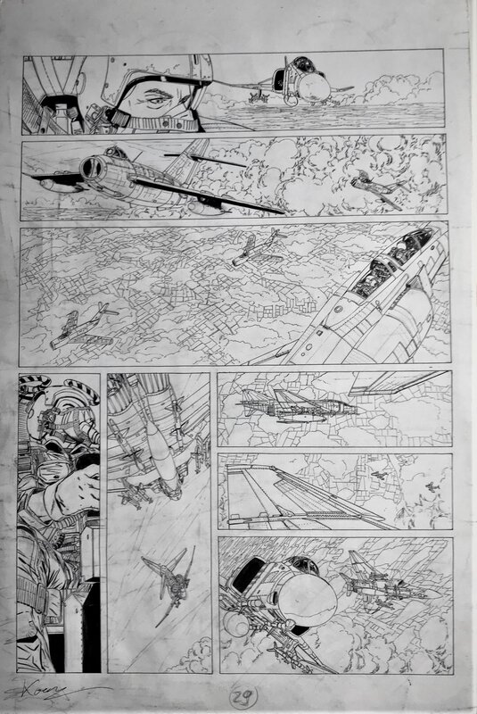 Michel Koeniguer, Misty Mission tome 1 Sur la terre comme au ciel pl 29 - Comic Strip