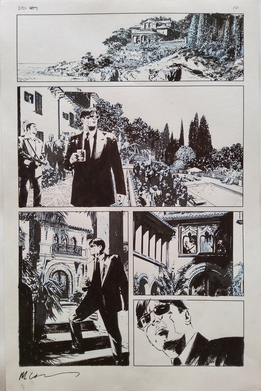 Michael Lark, DAREDEVIL # 89 p. 10 - Comic Strip