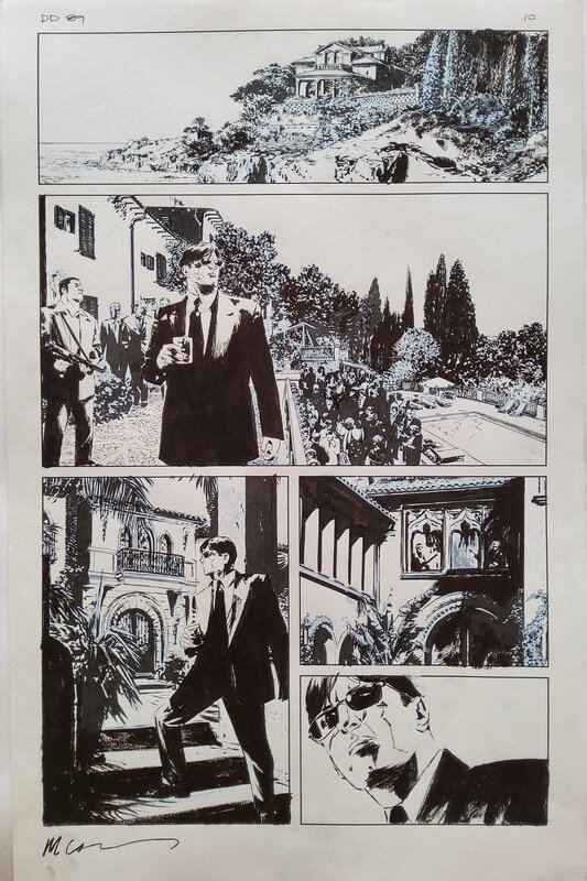 Michael Lark, DAREDEVIL # 89 p. 10 - Planche originale Michael Lark, DAREDEVIL # 89 p. 10 - Planche originale