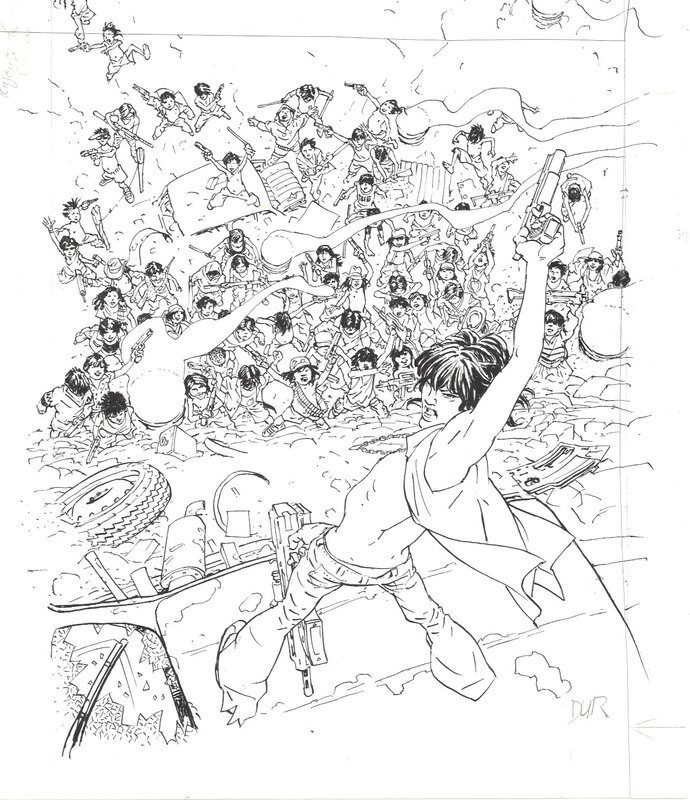Michel Durand - Couverture Cuervos Tome 2 - Original Cover