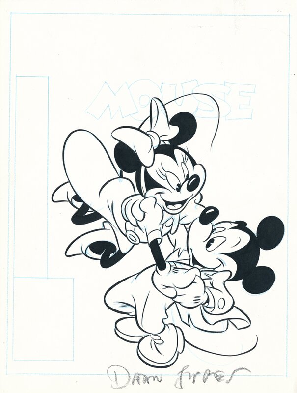 Daan Jippes | 1989 | Mickey Mouse cover - Original Cover Daan Jippes | 1989 | Mickey Mouse cover - Original Cover