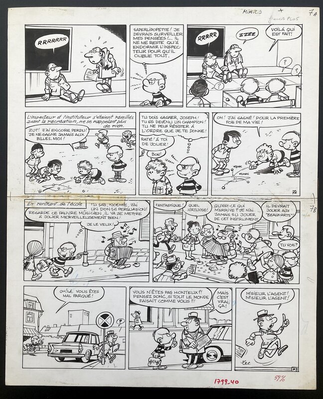 Francis, Mimile et l'étoile filante (planche 7) - Comic Strip